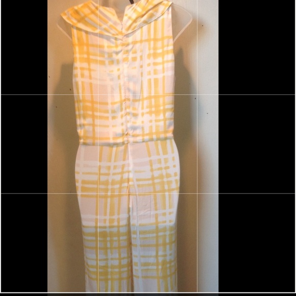 Jumpsuit one piece , Silk  SZ6 straight wide legs - Picture 3 of 7